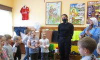  wizyta pani policjanta w przedszkolu