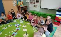  wizyta pani policjanta w przedszkolu